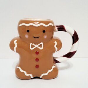 NEW RARE St. Nicholas Square Figural Gingerbread Man Mug 14 Oz Ceramic